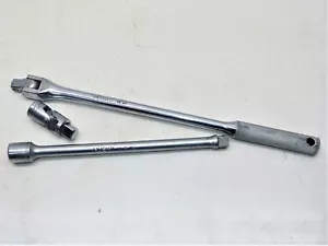 Husky ½” Drive Breaker Bar CS57, Extension CS25, & & Swivel CS60 INV15650 - Picture 1 of 3