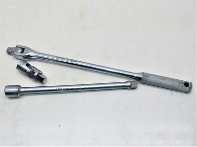 Husky ½” Drive Breaker Bar CS57, Extension CS25, &  & Swivel CS60 INV15650 - Image 1 of 3