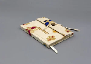 Colorful Butterfly Lokta Paper Notebook - Picture 1 of 3