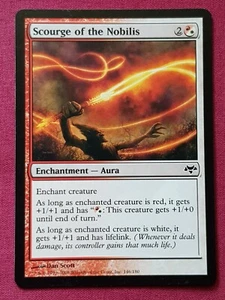 Magic The Gathering EVENTIDE SCOURGE OF THE NOBILIS red/white card MTG - Picture 1 of 2