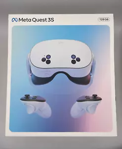 Meta Quest 3S VR Headset 128GB - Realtà Virtuale, Giochi, XR2 Gen 2, IMBALLO ORIGINALE, NUOVO - Foto 1 di 1