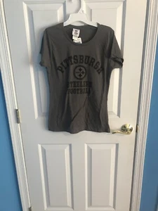 NFL Pittsburgh Steelers Women Short Sleeve Top Size Medium New With Tags - Picture 1 of 3