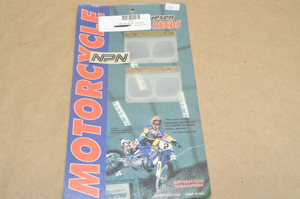 NOS 雅马哈 1997 - 98 YZ250 Boyesen Racing Power Reeds 679 — 第 1/1 张图片