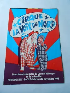 Petit Programme Circo Circus Cirque 78 La voix du Nord Foire de Lille - Bild 1 von 1