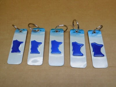 Chaveiro feito à mão Minnesota placa de licença - feito de placa MN real - Imagem 1 de 3