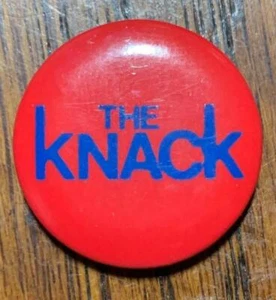THE KNACK GENUINE BUTTON PIN 1" EXCELLENT CONDITION AUTHENTIC NOT A REPRODUCTION - Picture 1 of 1