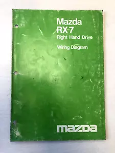 MAZDA RX7 SERIES 1 WIRING DIAGRAM RHD - Picture 1 of 2