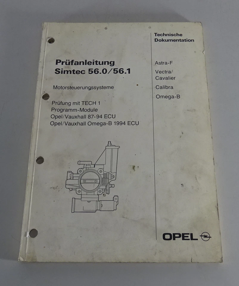 Manual de Taller Instrucciones Inspección Opel Astra F,Vectra A,Calibra,Omega A - Imagen 1 de 1