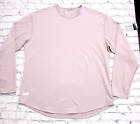 BYLT Shirt Womens XXL Pink / purple Scoop Neck Long Sleeve Tee Tshirt