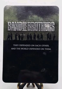 Band of Brothers (DVD, 2002, 6-Disc Set Tin Box Case) Tom Hanks Steven Spielberg - Picture 1 of 4