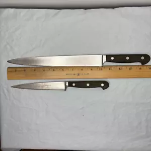 2 Hoffritz stainless kitchen knives, 6" & 8" slicing, Solingen, Germany - Picture 1 of 6
