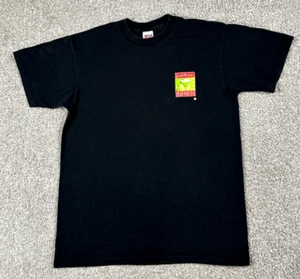 VTG Grand Marnier Margarita Shirt Mens Large Black Short Sleeve Mixed Drink 90s - Picture 1 of 10