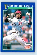 1991 Score Terry Mulholland Philadelphia Phillies #33