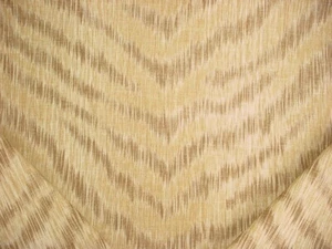 19Y KRAVET PORTFOLIO SURI SAHARA TIGER STRIPE LINEN UPHOLSTERY FABRIC - Picture 1 of 4