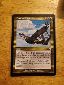 Ordered Migration - Invasion - MTG Magic - Uncommon - White Blue Sorcery - Picture 1 of 1