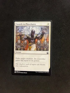 Swords to Plowshares [Battlebond] Magic MTG Cards LP - Picture 1 of 2