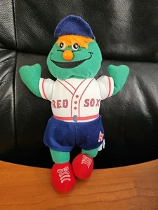 Boston Medias Rojas Mascota Wally Monstruo Verde Peluche Bolsa de Frijoles MLB Juguete Coleccionable 8" - Imagen 1 de 4