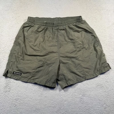 Bañador corto Y2K Columbia Sportswear 5" de nailon verde oliva grande para hombre Foto 1 de 4