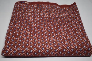 FIRECRACKER american heritage CONNECTING THREADS cotton fabric BURGUNDY BLUE - Picture 1 of 5