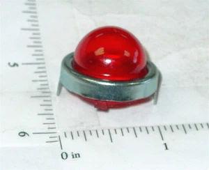 Structo Reproduction Red Flasher Light w/Chrome Trim Ring Toy Part STP-019 - Picture 1 of 3