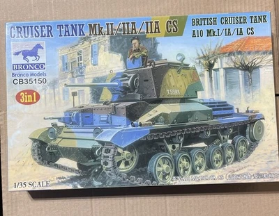 Tanque crucero británico 1/35 BRONCO CB35150 A10 Mk.II/IIA/IIA CS 3 en 1 Foto 1 de 2