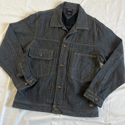 Tommy Jeans Trucker Jean Jacket Japanese Style Denim Baggy Fit Grunge Large - Image 1 of 4