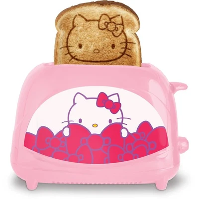 Hello Kitty Two-Slice Toaster- Toasts Your Favorite Kitty On Your Toast - Bild 1 von 4