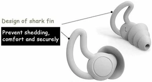 Earplugs Nano-grade Silicone Noise Reduction Safe Silicone Soft Boy&girl - Photo 1/12