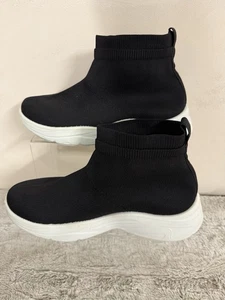 Brave Soul Calcetín Deportivo con Suela Transparente en Negro/Blanco Reino Unido Talla 10 - Imagen 1 de 5