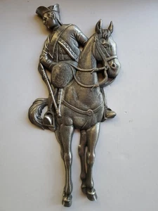 Paul Revere Metal Relief Wall Hanging Decor - MCM Decor - Perfect Condition  - Picture 1 of 14