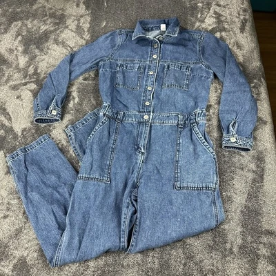 Mono vaquero azul marino antiguo para mujer XS monos pintores utilitario traje de caldera Foto 1 de 4