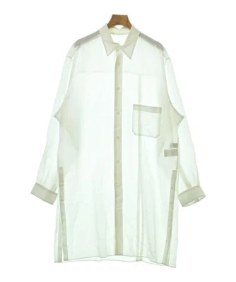 yohji yamamoto POUR HOMME Casual Shirts Ivory 2(Approx. S) 2200602903022 - Image 1 of 4