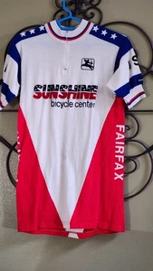 Vintage Giordana Cycling Jersey Sunshine Bicycle Center USA Fairfax Italy - Picture 1 of 10
