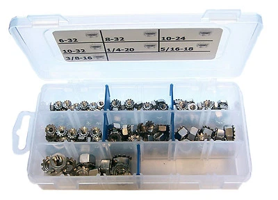 Stainless Steel Keps (K-Lock) Nut Assortment Kit 6-32 to 3/8-16 StainlessTown