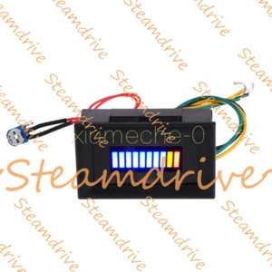 12V Fuel level Gauge Indicator Universal Motorcycle Car Oil scale meter LED NEW* - Picture 1 of 6