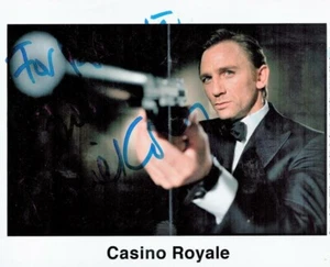 James Bond, Daniel Craig signed colour Casino Royale promo photograph - Picture 1 of 3