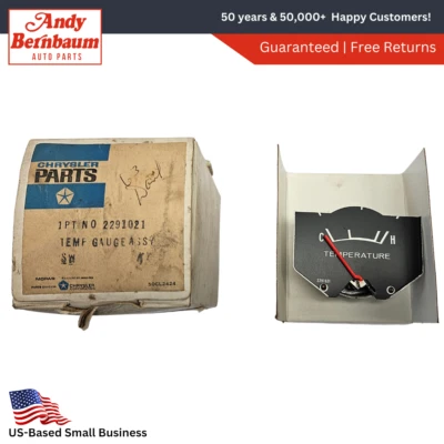 1963-1964 Dodge Dart Instrument Cluster Temperature Gauge 2291021 NOS - Image 1 of 4