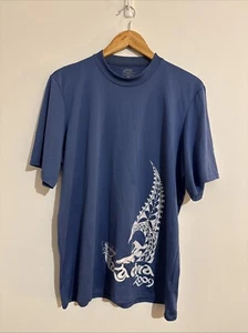 Patagonia Size L Men’s Blue T-Shirt short sleeve Vaka Eiva 2009 Made In USA 🇺🇸 - Bild 1 von 17