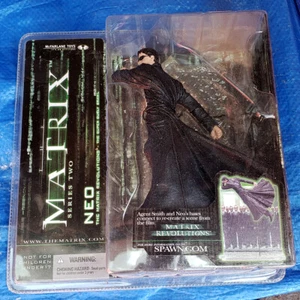 MATRIX RELOADED SERIES TWO - NEO THE SUPER BURLY BRAWL BY McFARLAND TOYS 2003 - Picture 1 of 1