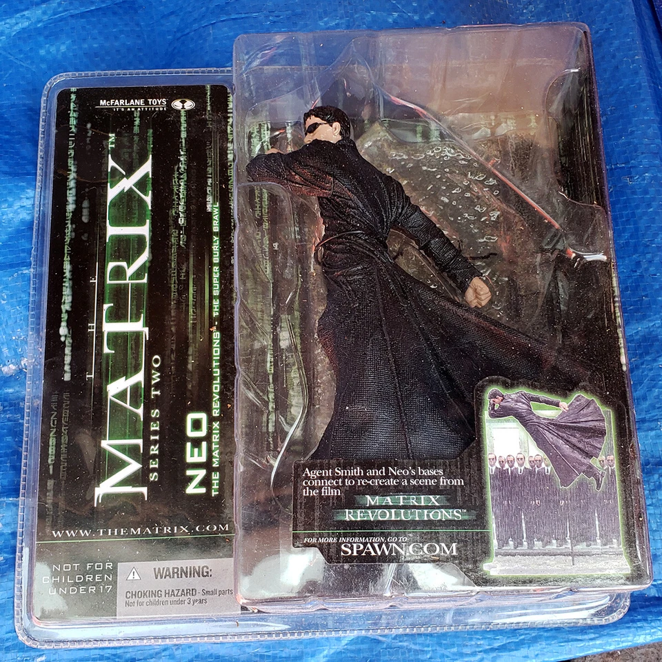 MATRIX RELOADED SERIE DOS - NEO THE SUPER BURLY BRAWL DE McFARLAND TOYS 2003 Foto 1 de 1
