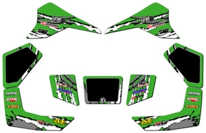 Kit de Gráficos Senge verde Senge KFX 80 SHREDDER todos los años compatible con Kawasaki - Imagen 1 de 7