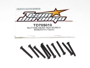 Team Durango DEX210V2 2wd buggy TD705010 Button Head Hex Screw 3x25mm (10)  - Picture 1 of 1