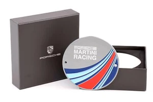 Oryginalny emblemat plakietki grillowej Porsche MARTINI RACING WERSJA DEALERA WAP - Zdjęcie 1 z 3