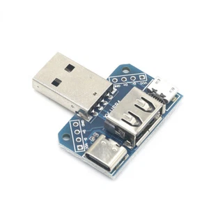 USB Head Switchboard Male USB Connector to Type-c Micro USB Female USB 2.54-4P - Imagen 1 de 9