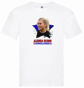 Lioness Alessia Russo Football England Lionesses T-Shirt Unisex Adult Cotton Top - Picture 1 of 2