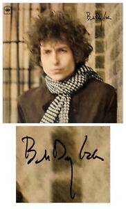 Bob Dylan Signed Blonde on Blonde Vinyl Jeff Rosen COA