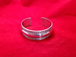 BRAZALETE DE PLATA ESTERLINA 925 DE COLECCIÓN 40 GRAMOS - Imagen 1 de 10