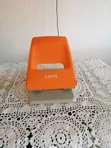 Leitz Locher orange 70ger Jahren  - Bild 1 von 2