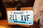 Kentucky License Plate 2015 Bell County 211 XVF