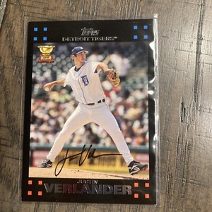 2007 Topps Justin Verlander #DET3 Rookie Cup
